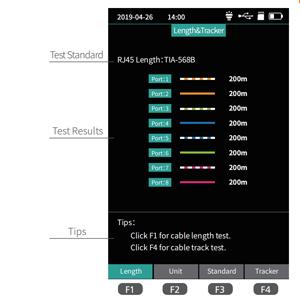 1310/1550nm SM Testbereik 5m-60Km Mini OTDR 9 in 1 Tester met APC UPC SC/FC/ST/LC Adapter 5