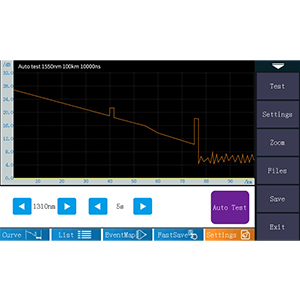 Fiber Tool Kits OTDR Fiber Optic Tester 1310/1550nm 26/24dB Testbereik 500m-100Km 3