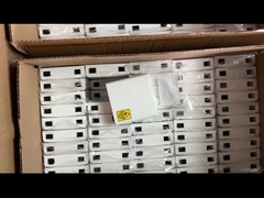 2 poort FTTH Indoor Fiber Optic Termination Box Unibody Muurautoutlet 86*86*23mm
