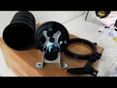 48 Core Heat Shrink Dome Fiber Optic Splice Closure 1 Oval 3ports Arial Pole Muurmontage