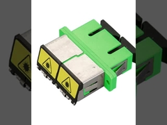 Metalen sluiter Glasvezel Adapter SC/APC naar SC/APC Simplex Duplex OS2 Single Mode met flens