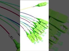 1x3 Fiber Optical PLC Splitter Single Mode G657A SC APC Connector 1260 - 1650 Nm