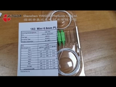 1x9 Stalen buis NAP Glasvezel Splitter G657A1 FTTR PLC Splitter SC APC Connector