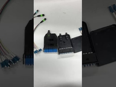 MTP MPO kabel 12 glasvezel cassette met MPO mannelijke vrouwelijke LC connector voor patch panel