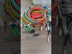 Gele 3D getest 96-vezel MTP MPO kabel, glasvezel kabel assemblages