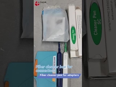 FTTH-optische vezels met één klik LC MU-connector 1.25mm Cleaner Cleaning Pen Type Blauw CE ROHS