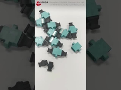 MPO Adapter OM3 MM Laag Verlies Snelle Optische Adapter Aqua Voor Datacenter Docking Systeem