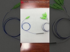 Fabrieksprijs FTTH Onevenwichtige 1*5 Mini Type PLC Splitter SC Connector Glasvezel Telecom Power voor