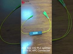 Dual Window Breedband FBT Coupler Cassette 2mm 1 x 2 SFF ABS ISO SGS ROHS