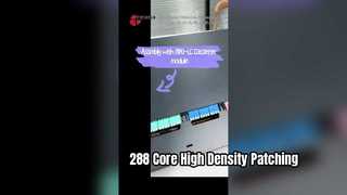 Hoge dichtheid 288 Core MPO MTP Fiber Patch Panel-oplossing