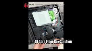 48 Core Outdoor Fiber Optic Splitter Box IP65 FTTH-oplossing