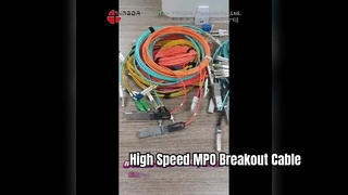 MPO naar SC breakout-kabel met hoge dichtheid voor 40G-verbindingen