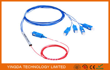 kopen ISO-Vezel Optische PLC PLC SC/UPC van de Splitsersbuis 1x4 Singlemode Splitser LSZH G657A online vervaardiging
