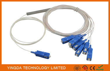 kopen De Vezel Optische Plc van GPON 1 x 8 de Splitsersmodule van Splitsersblockless met 0.9mm Kabel smf-28e G657 online vervaardiging