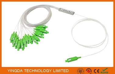 kopen Optische Splitser 1/16 van FTTH, 1x16 PLC van SC/APC Blockless Splitsers Enige Wijze 900um LSZH online vervaardiging