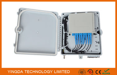 kopen 12 de Distributiedoos van de kernenvezel, de Optische Kabeldoos van de Splitsersmodule Voor FTTH IP65 online vervaardiging
