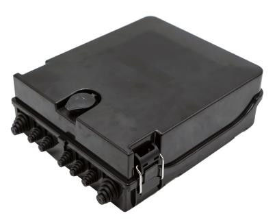 kopen 5 van de de Kabeldistributie van de havensvezel Optische van de Doos Zwarte 24cores Sc de Adapter1x16 1x8 Splitser online vervaardiging