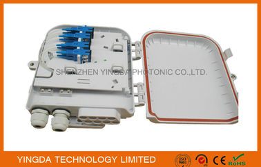 kopen Maak 1 x 8 Plc LC Doos van de de Vezel de Optische Splitser van Sc, Vezel Optische Kabeldoos 8Drops waterdicht online vervaardiging