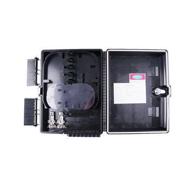 kopen Optische leverancier 1x16 Splitter NAP Fiber Optic Cable Termination Distribution Box Zwart Ongeknipte Port SC Coupler online vervaardiging