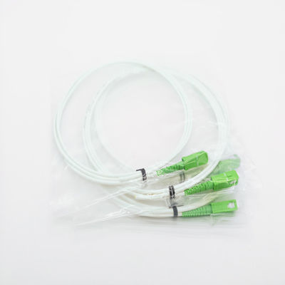 kopen APC van de Vlechtsc van de vezel Optisch Kabel Enig Wijzesimplex 3mm Witte G657A2 LSZH online vervaardiging