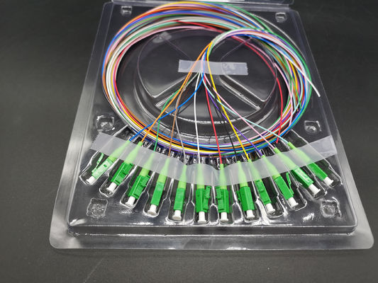 kopen LC APC Optische Kabel 12 van de Schakelaarvezel de Blaardoos van Kleurenvlechten SM G657A1 LSZH online vervaardiging