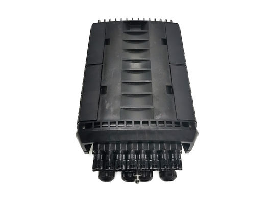 kopen Van de de Dalingskabel van IP68 16Ports FTTH van de de Vezel de Optische Las van de de Sluitings Zwarte pp Openluchtsplitser Gezamenlijke Sluiting online vervaardiging