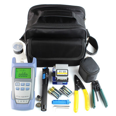 kopen Multifunctionele glasvezel terminatie gereedschapskist Optische stroommeter 9 in 1 met knippers online vervaardiging
