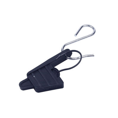 kopen ADSS FTTH Drop Cable Draad Suspension Clamp met roestvrijstalen haak voor figuur 8 kabel online vervaardiging