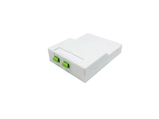 kopen 2 SC Eén-/multimode-optische glasvezelterminatiebox voor FTTH-inrichtingsnetwerken online vervaardiging
