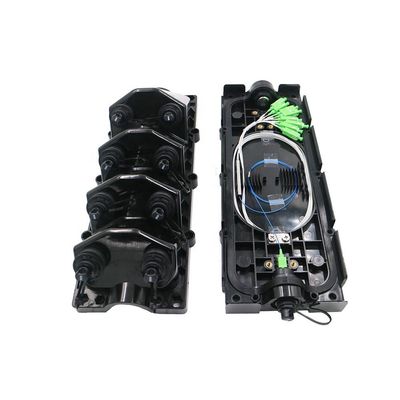kopen 8 poorten zwarte glasvezelsplitter terminalbox met mini SC/Optitap/ODVA/ODC online vervaardiging