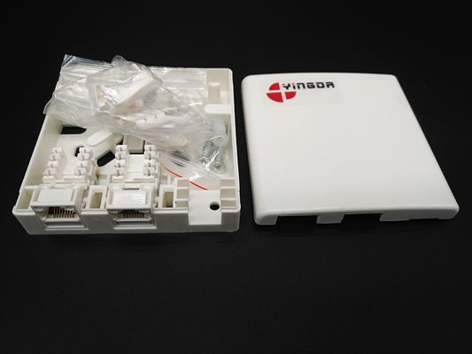 kopen 86Type RJ45 Network Fiber Optica Rosette voor glasvezel aan de binnenmuur online vervaardiging