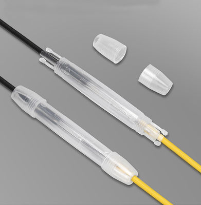kopen 1 Core Transparent Mini FTTH Drop Cable Splice Protection Box ABS PP Voor binnenshuisgebruik online vervaardiging