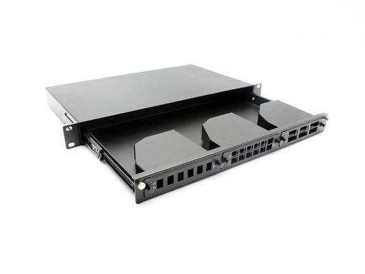kopen YINGDA 72 Cores MPO glijdend laden type glasvezel patch paneel voor datacenter bekabeling 100G 400G online vervaardiging