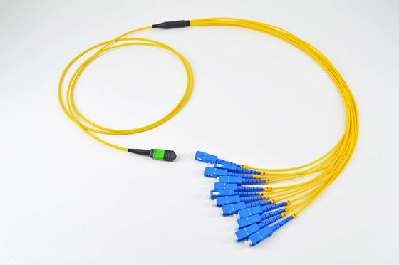 kopen YINGDA Multi-Core glasvezelkabel met MPO MTP-connector met hoge dichtheid voor snelle gegevensoverdracht online vervaardiging