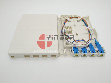 kopen De ongesneden Doos van de 4 Vezels Mini Optische Las, ABS Witte Vezel Einddoos voor 1 * 4 Splitser van de Staalbuis online vervaardiging