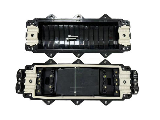 kopen Optische vezel splice sluiting 96Cores 2 In 2 Out IP68 Inline Fiber Optic Joint Box Ondergrondse leiding online vervaardiging