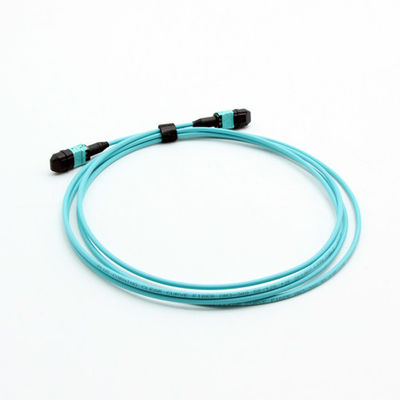 kopen 12 Glasvezel OM3-150 MTP MPO-kabel 50/125μm voor datacenters en telecommunicatie online vervaardiging