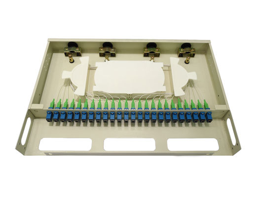 kopen 24 Port SC Single Mode Fiber Optic Patch Panel voor TTH FTTX FTTB ODN PON-netwerk online vervaardiging