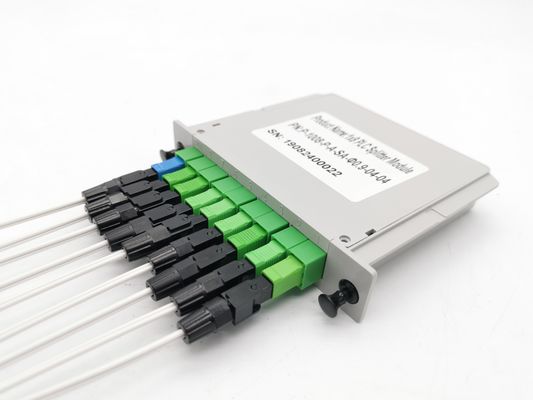 kopen Optische Splitter PLC Cassette Met Pigtail 1x8 PLC Balanced Inset Type SC APC LGX Splitter Box online vervaardiging