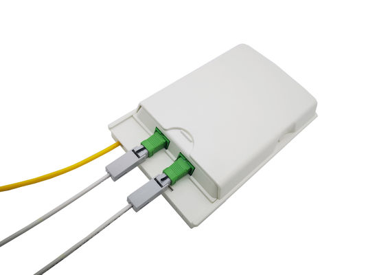 kopen FTB102H Wandmontage Socket Panel SC Adapter Simplex Fiber Optic Termination Box met High ABS PC/ABS online vervaardiging