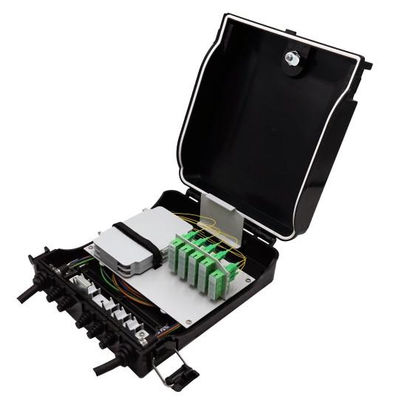 kopen Glasvezel terminatie doos voor optische signaaldistributie met 1 Input 4 Output-poorten en G657A2 Fiber online vervaardiging