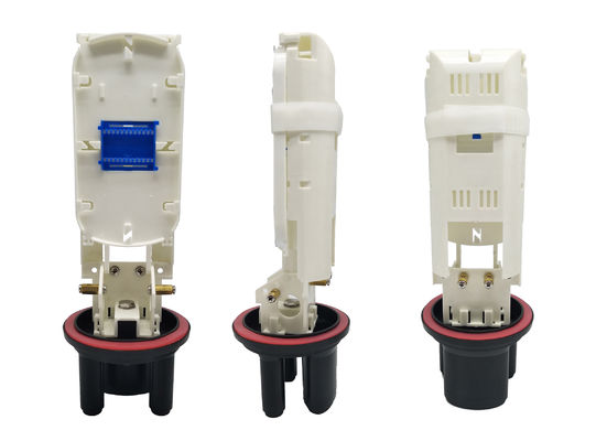 kopen MINI Fiber Optic Splice Closure ABS 24cores met slotpaneel in IP68 voor FTTH FTTX online vervaardiging