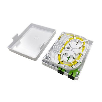 kopen FTTH PON Plastic Optical Rosette Caja Terminal 2SC Port Fiber Optic Termination Box voor wandmontage online vervaardiging