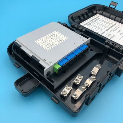 kopen FDB0208B Fiberoptic Termination Box voor buitentoepassingen met 2 inlaatgaten voor kabels en 8 SC-adapters online vervaardiging