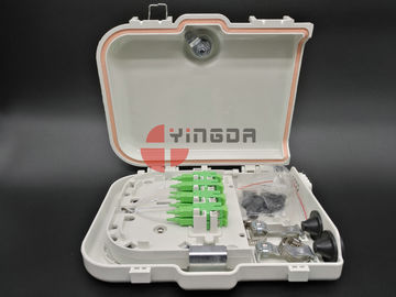 kopen 1*8 ABS de Plastic FTTH van de de Vezel Optische Splitser van de Dalingskabel Doos van de de Distributiebeëindiging online vervaardiging