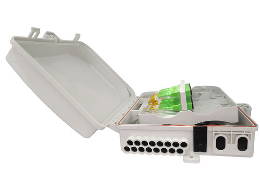 kopen Aanpasbaar logo en lasermarkering Glasvezel Splitter Box voor FTTH Netwerken 24 Core Capaciteit IP65 online vervaardiging