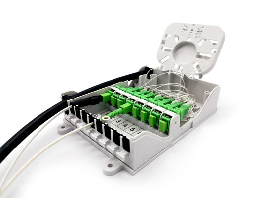 kopen 8 poorten SC Glasvezel Distributie Doos Ga Door Ontwerp In FTTH GPON CATV online vervaardiging
