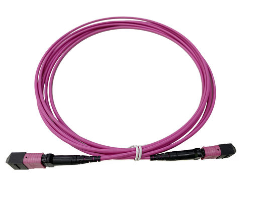 kopen 12cores OM4 Glasvezel MTP MPO Cable Patch Cord voor optimale netwerkprestaties Data Center online vervaardiging