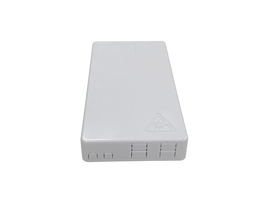 kopen FTTH-optische glasvezel beëindigingsdoos ABS witte 4vezels voor platte kabel binnen online vervaardiging