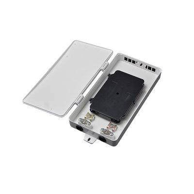 kopen 8 poorten O Plastic Fiber Optic Termination Box Mini Fusion Splice Closure met Splice Tray voor FTTH binnen online vervaardiging